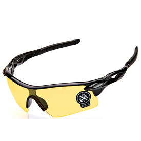 【期間限定・1点買ってもう1点プレゼント】サングラス スポーツ 収納ケース/ポーチ/拭き布付 スポーツサングラス 運転用サングラス メンズ レディース ジュニア 野球 少年野球 高校野球対応 ゴルフ テニス ランニング 登山 釣り 夜用 自転車 遮光 sunglasses 6021