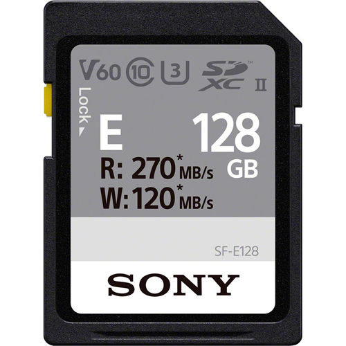 在庫あり 14時までの注文で当日出荷可能 ソニー SF-E128 UHS-II 128GB 信憑 SDXC メモリーカード 最も完璧な