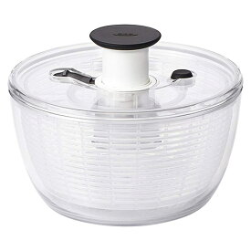 OXO オクソー クリアサラダスピナー 小 野菜水切り器 Salad Spinner 1-3人容量 0719812684611