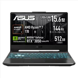 ASUS(�G�C�X�[�X) TUF Gaming A15 FA506NCQ-R7R3050 15.6�^ Ryzen 7 ������16GB SSD512GB Win11Home �m�[�g�p�\�R��