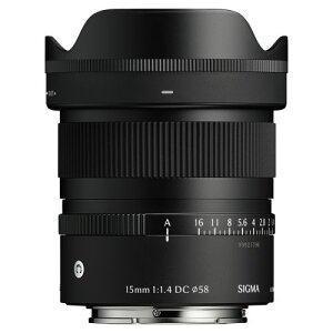 �y�����ۏؕt�z�V�O�} SIGMA Contemporary 15mm F1.4 DC �\�j�[E�}�E���g APS-C�p ����a�L�p�P�œ_�����Y 085126406653