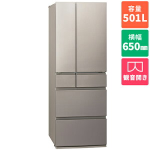 �y�W���ݒu�������z�y�����ۏؕt�z�p�i�\�j�b�N(Panasonic) NR-F50HY3-N �w�A���C���V�����p�� 6�h�A�①�� �ω��J�� 501L ��650mm