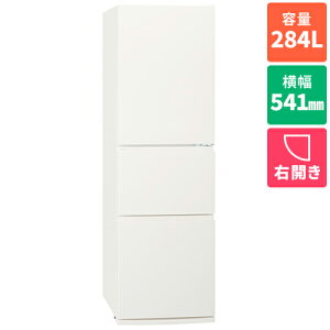 �y�W���ݒu�������z�p�i�\�j�b�N Panasonic NR-C28BC3-W �}�b�g�z���C�g BC�^�C�v 3�h�A�①�� �E�J�� 284L ��541mm