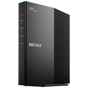 �o�b�t�@���[(BUFFALO) BUFFALO WSR3000AX4L ����LAN�e�@ Wi-Fi 6�Ή� �r�[���t�H�[�~���O MU-MIMO�Ή� �u���b�N