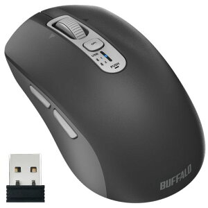 �o�b�t�@���[(BUFFALO) BSMBB700BK �u���b�N Bluetooth ���� 2.4GHz ���Ή� �����X�N���[���z�C�[�����ڃ}�E�X