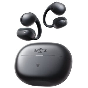 �y�����ۏؕt�zShokz(AfterShokz)(�V���b�N�X(�A�t�^�[�V���b�N�X)) OpenDots Air �u���b�N ���S���C�����X�C���z�� SKZ-EP-000072 �C���[�J�t�^ AI���ڃ}�C�N�̗p Bluetooth�Ή�