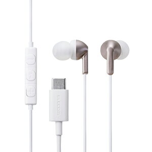 �G���R��(ELECOM) EHP-DF19CMGD ���[�Y�S�[���h USB Type-C �C���z�� �L�� �J�i���^ �}�C�N�t�� �ʘb�\ DAC���� ������ ���ʒ��� 1.2m