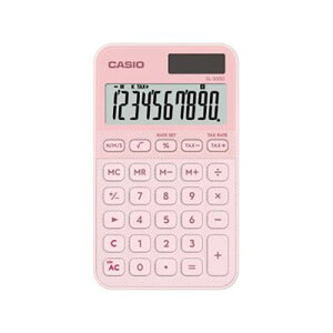 CASIO(�J�V�I) SL-300D-LP-N ���C�g�s���N �d�� �蒠�T�C�Y 10�� �Ōv�Z ���[�g�v�Z ���Ԍv�Z �蒠�P�[�X�t