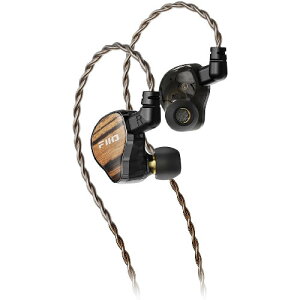 FiiO(�t�B�[�I) FIO-IEM-JH13-B �u���b�N �J�i���^�L���C���z�� 10mm�a�J�X�^���_�C�i�~�b�N�h���C�o�[���� 3.5mm �~�j�v���O
