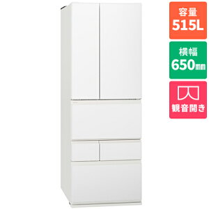 �y�W���ݒu�������z�y�����ۏؕt�z�p�i�\�j�b�N(Panasonic) NR-F52ER4-W �}�b�g�z���C�g 515L ��؎����^�� �Ⓚ�①�� ��65cm ���{��