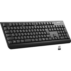 �o�b�t�@���[(BUFFALO) BSKBW150BK �u���b�N ���� 2.4GHz �t���L�[�{�[�h