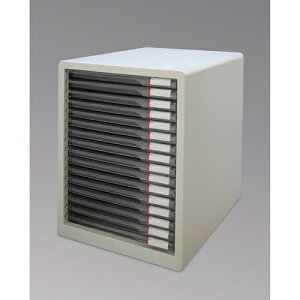 アイリスオーヤマ Iris Ohyama L-16SSR ライトグレー レターケース 16段 4905009720453