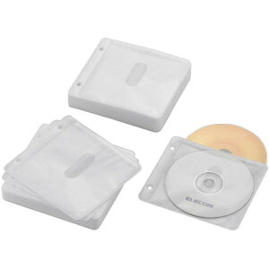 �G���R��(ELECOM) CCD-NBWB120WH �z���C�g Blu-ray�ECD�EDVD�Ή��s�D�z�P�[�X 2��