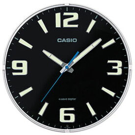 CASIO カシオ IQ-1009J-1JF(ブラック) 電波掛け時計 IQ1009J1JF