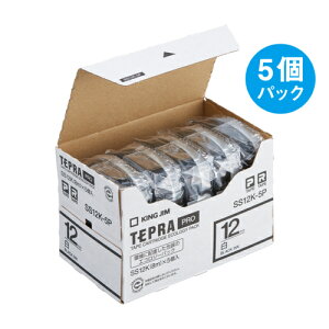 �L���O�W�� KING JIM �e�v��PRO 5�� �����x�� �� ������ 12mm SS12K-5P SS12K5P