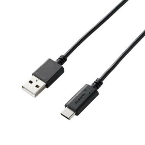 �G���R��(ELECOM) MPA-AC10BK �u���b�N USB2.0�P�[�u�� ���� A-C 1.0m