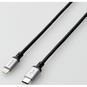 GR ELECOM MPA-CLS12BK(ubN) USB-C to LightningP[u 1.2m MPACLS12BK