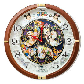 【楽天1位受賞!!】セイコー SEIKO FW588B(茶メタリック塗装) Disney クオーツ掛け時計 FW588B