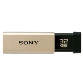 ソニー SONY USM32GT N(ゴールド) USB3.0対応 ノックスライド式USBメモリー 32GB USM32GTN