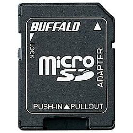 バッファロー BUFFALO BSCRMSDA microSDカード→SDカード変換アダプター BSCRMSDA