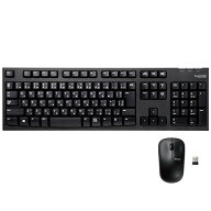 エレコム ELECOM TK-FDM063BK ブラック 2.4GHzワイヤレスフルキーボード&マウス TKFDM063BK