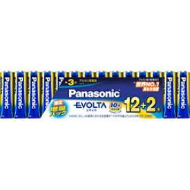 パナソニック Panasonic LR6EJSP14S エボルタ アルカリ乾電池 単3形 14本パック LR6EJSP14S