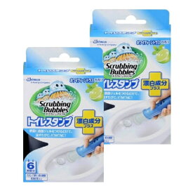 ジョンソン(Johnson) スクラビングバブル トイレスタンプ漂白プラス ホワイティーシトラス本体 38g