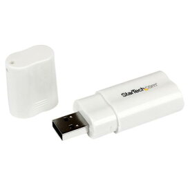 StarTech スターテック ICUSBAUDIO(ブラック) USB2.0 外付けサウンドカード ICUSBAUDIO