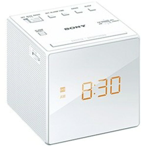 ソニー SONY ICF-C1-W ホワイト クロックラジオ ICFC1WC