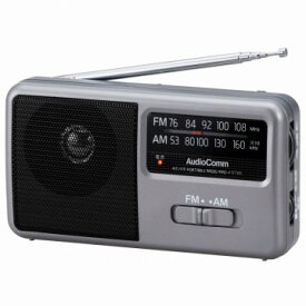 オーム電機 OHM RAD-F1771M AM/FM コンパクトポータブルラジオ RADF1771M