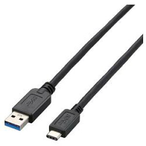 �G���R�� ELECOM USB3-AC20BK �u���b�N USB3.1�P�[�u�� A-TypeC 2m USB3AC20BK