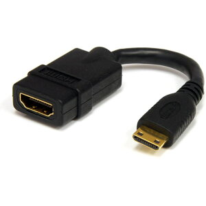 StarTech X^[ebN HDACFM5IN HDMI-~jHDMIϊP[u X/IX 0.1m HDACFM5IN