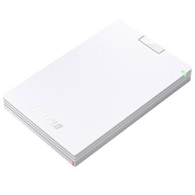 バッファロー BUFFALO HD-PGAC2U3-WA(ホワイト) USB Type-C & USB Type-A ケーブル付属 ポータブルHDD 2TB HDPGAC2U3WA