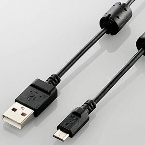 エレコム ELECOM DGW-AMBF15BK ブラック DGW-AMBFBKシリーズ カメラ接続用USBケーブル 1.5m DGWAMBF15BK