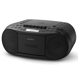 【楽天1位受賞!!】ソニー SONY CFD-S70-B(ブラック) CDカセットレコーダー ワイドFM対応 CFDS70BC