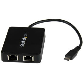 StarTech US1GC301AU2R 2ポートギガビット有線LAN変換アダプタ USB Type-C接続