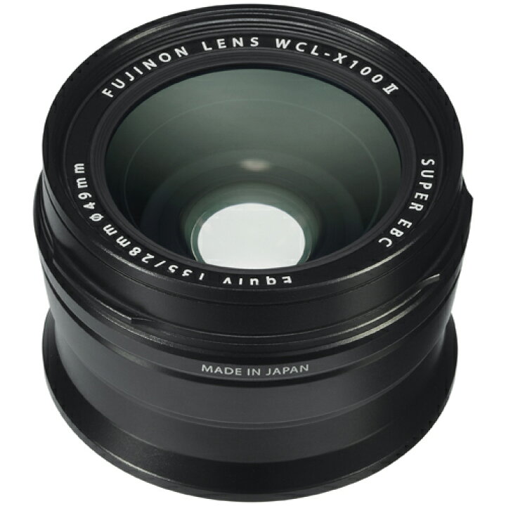 楽天市場】富士フイルム FUJIFILM WCL-X100II B(ブラック) ワイド 