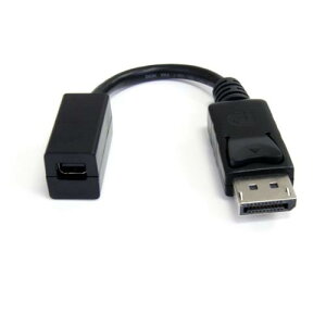 StarTech X^[ebN DP2MDPMF6IN(ubN) DisplayPort - Mini DisplayPortϊP[uA_v^ 15cm DP2MDPMF6IN