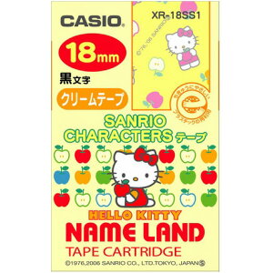 CASIO �J�V�I XR-18SS1 �T�����I�L�����N�^�[�e�[�v 5.5m ������/�n���[�L�e�B ��� 18mm XR18SS1