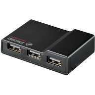 バッファロー BUFFALO BSH4AE12BK ブラック 電源連動節電機能 4ポートセルフパワーハブ BSH4AE12BK