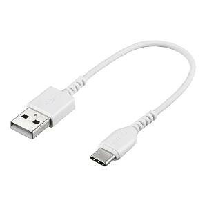 �o�b�t�@���[ BUFFALO BSMPCAC101WH�z���C�g Type-C�P�[�u�� A-C 0.1m BSMPCAC101WH
