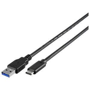 �o�b�t�@���[ BUFFALO BSUAC31120BK �u���b�N USB3.1 Gen1�P�[�u�� A to C 2m BSUAC31120BK