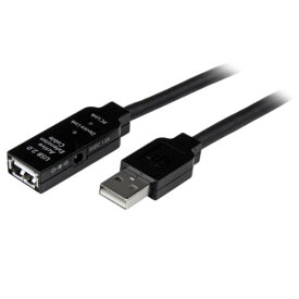 StarTech スターテック USB2AAEXT5M USB 2.0アクティブ延長ケーブル 5m オス/メス USB2AAEXT5M