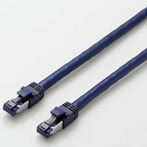 �G���R�� ELECOM LD-OCTT/BM30 �u���[���^���b�N �J�e�S���[8�Ή�LAN�P�[�u�� �c���܂�h�~ 3m LDOCTTBM30