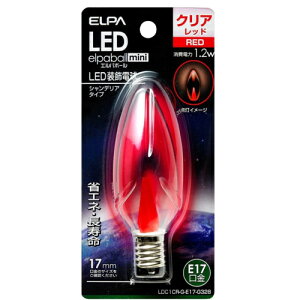�G���p ELPA LDC1CR-G-E17-G328 �N���A���b�h LED�����d�� �V�����f���A���` E17 �ԐF LDC1CRGE17G32