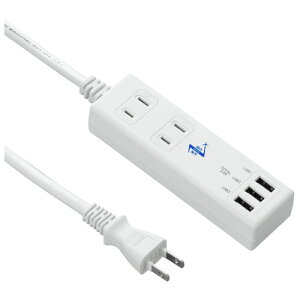 ���U�� VFC34A2AC3U �� �����C�O���p2AC3USB3.4A 2�� ��}�� 1m VFC34A2AC3U