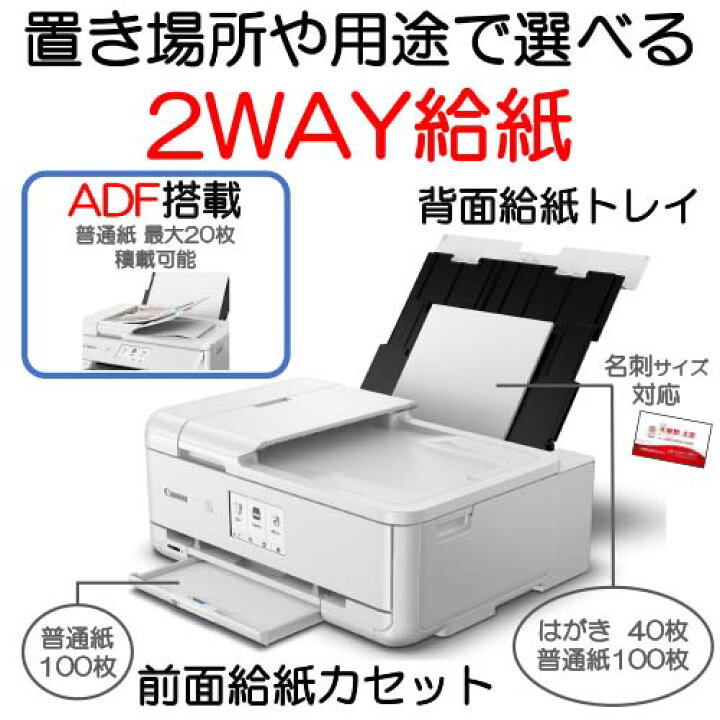 楽天市場】CANON キヤノン TR9530WH(ホワイト) ビジネスインクジェット 