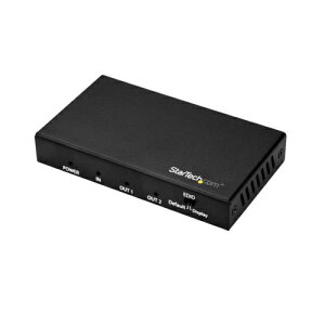 StarTech X^[ebN ST122HD202(ubN) HDMIz 2o 4K/60Hz HDMIXvb^[ ST122HD202