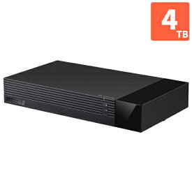 バッファロー HDV-SAM4.0U3-BKA TV録画用 外付けHDD 4TB