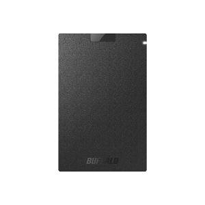 バッファロー SSD-PG480U3-BA(ブラック) ポータブルSSD 480GB USB3.1(Gen1) /3.0/2.0接続 耐衝撃